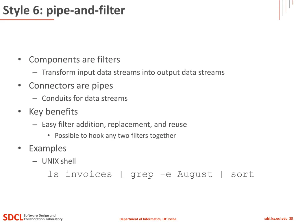 style 6 pipe and filter 1