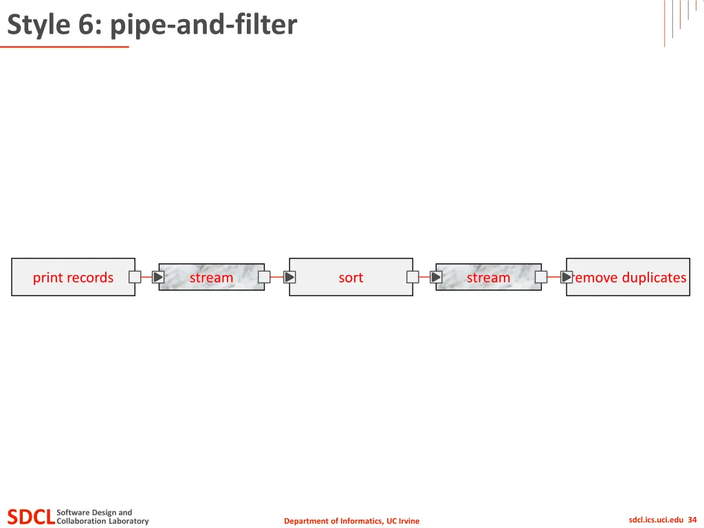 style 6 pipe and filter