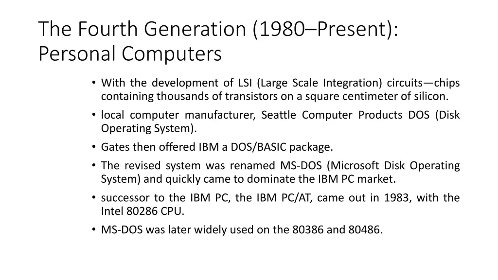 the fourth generation 1980 present personal