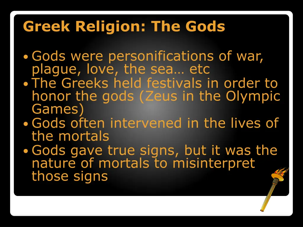 greek religion the gods