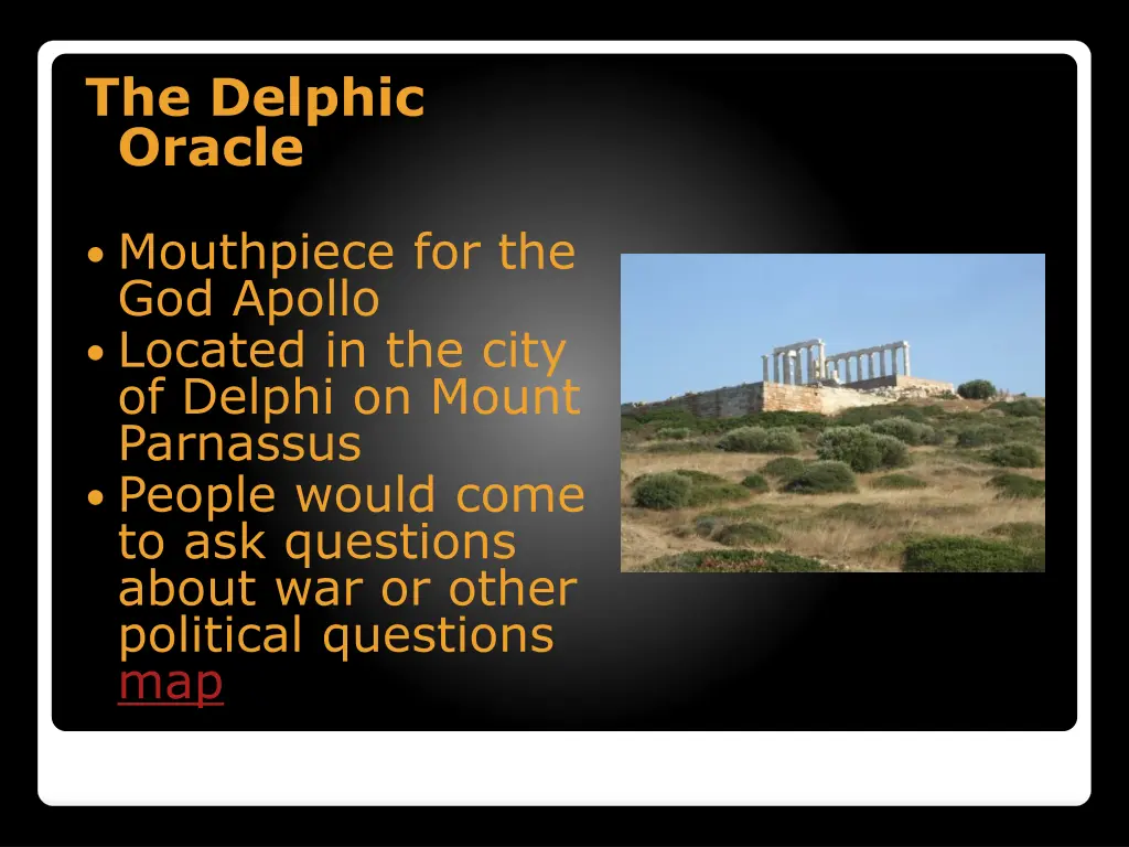 the delphic oracle