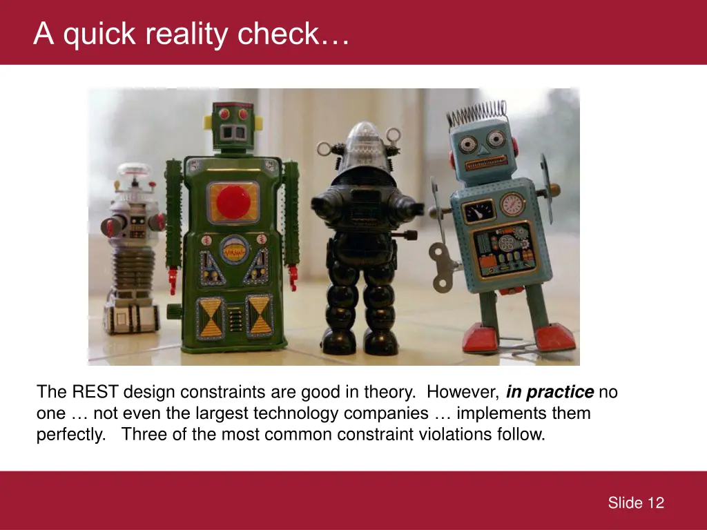 a quick reality check