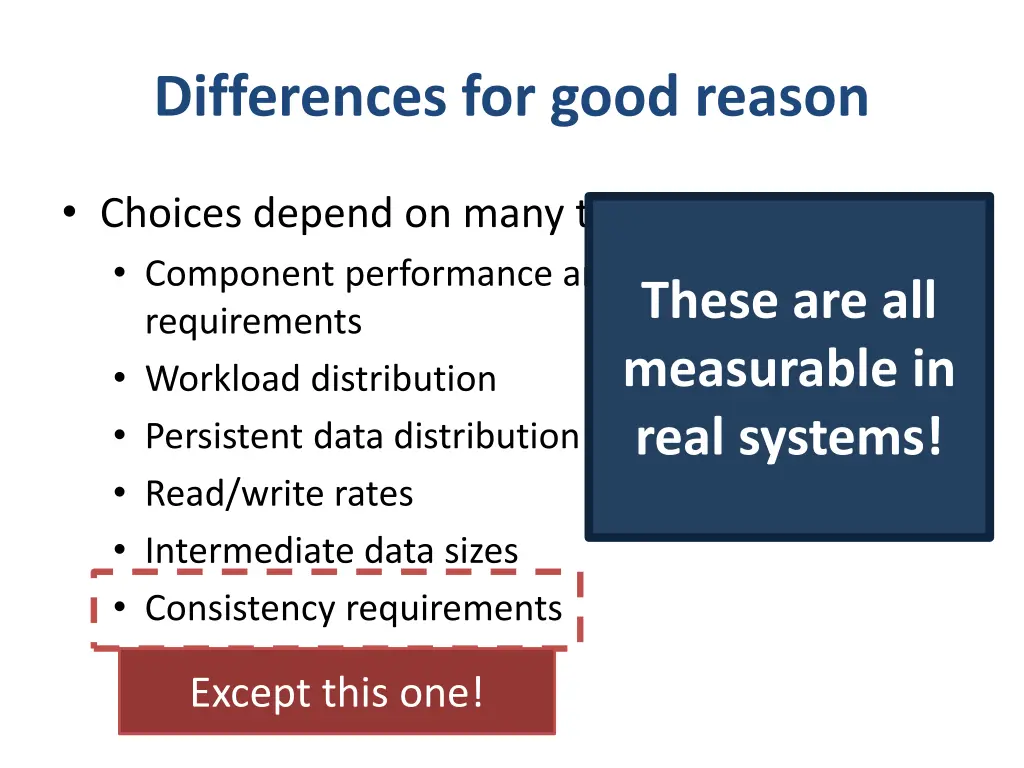 differences for good reason 2