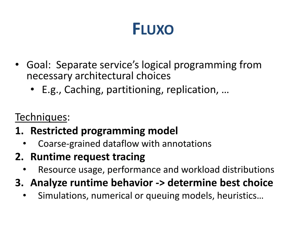 f luxo