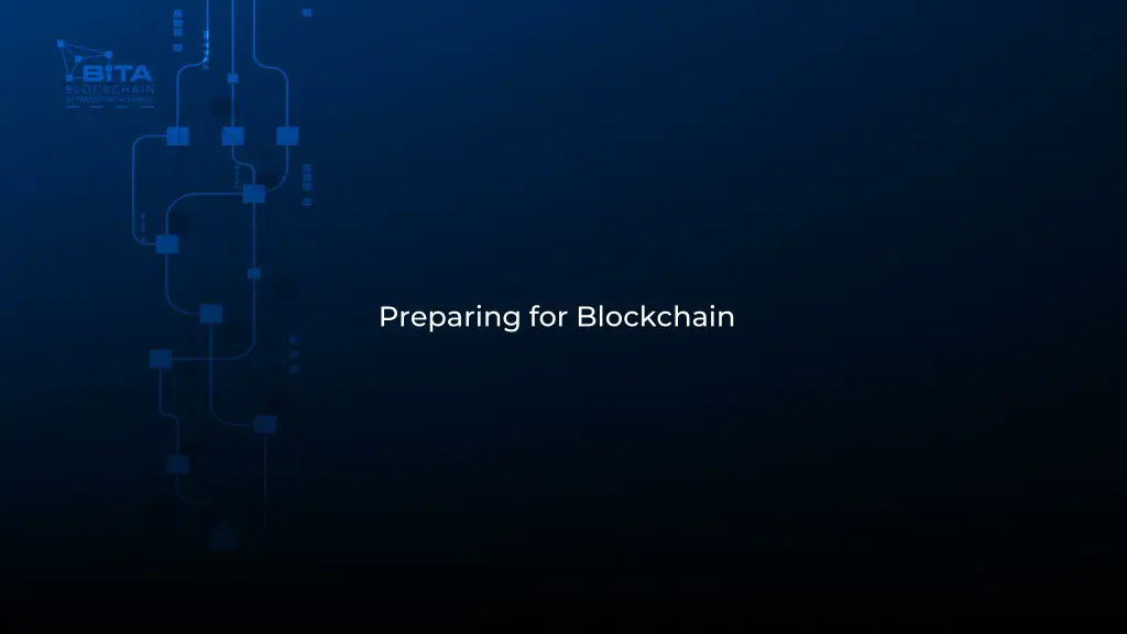 preparing for blockchain
