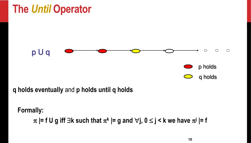 the until operator