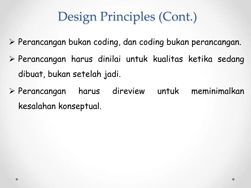 design principles cont 1