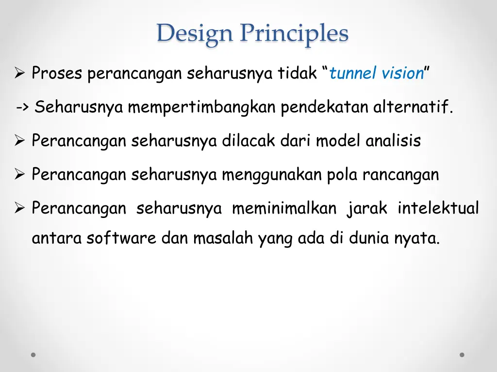 design principles