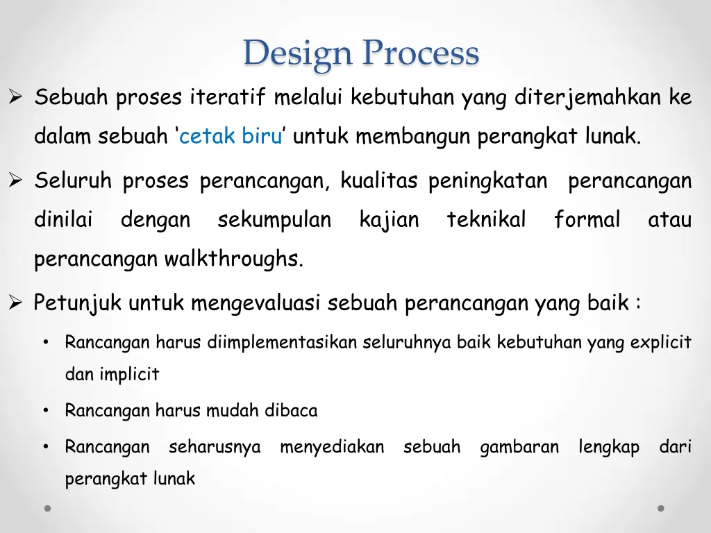 design process