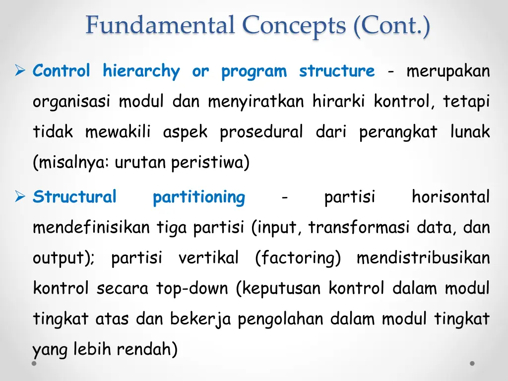 fundamental concepts cont 1