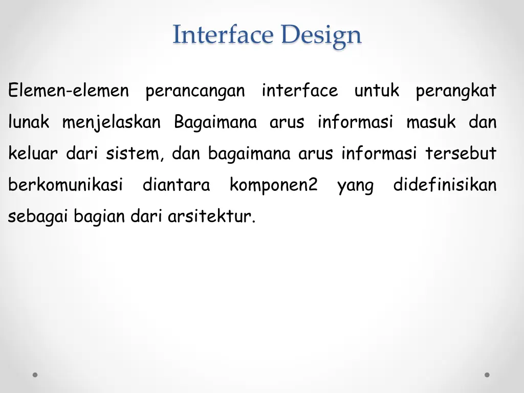 interface design 1