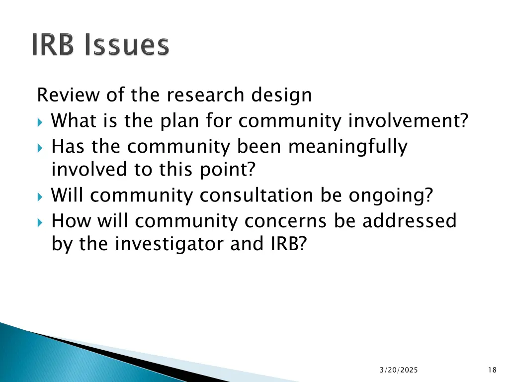 review of the research design what is the plan
