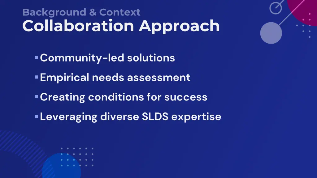 background context collaboration approach