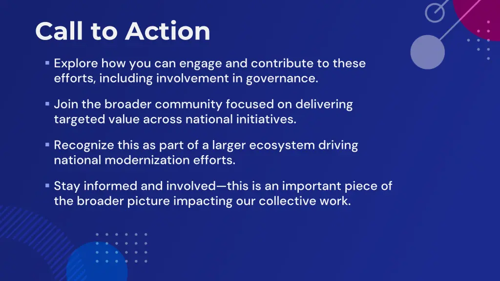 call to action