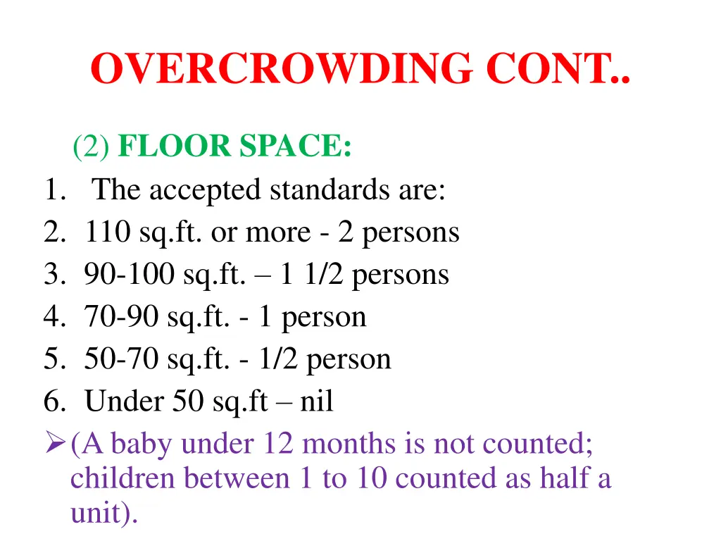 overcrowding cont 1