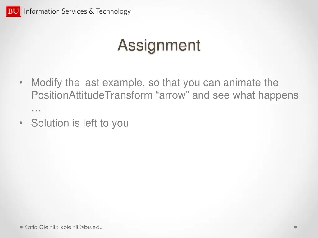 assignment 1