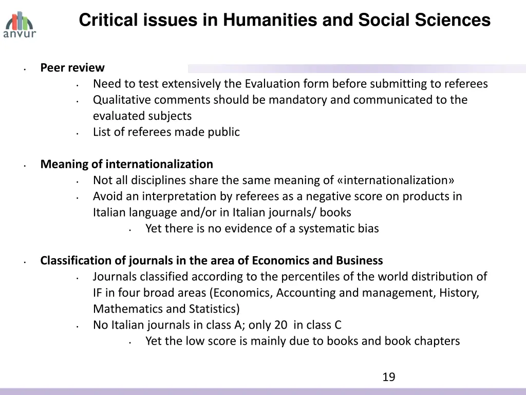 critical issues in humanities and social sciences