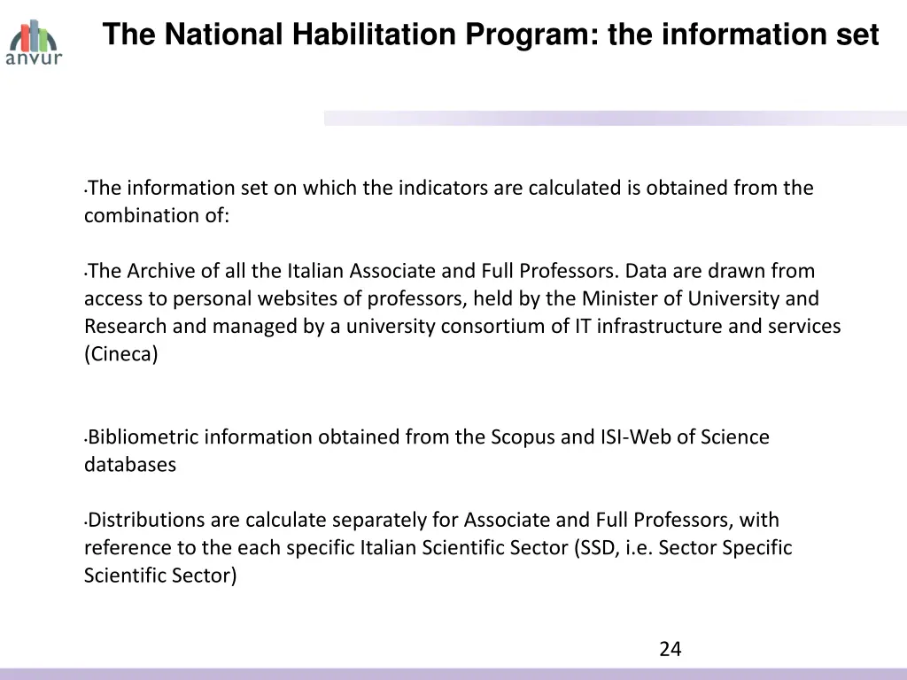the national habilitation program the information