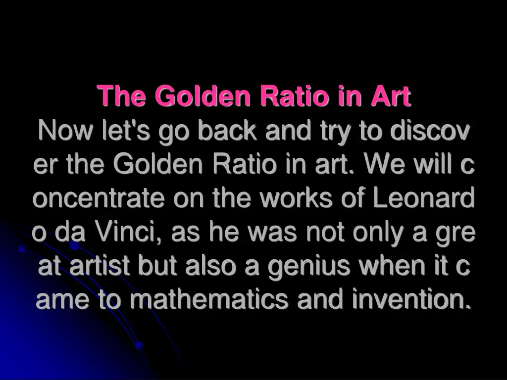 the golden ratio in art now let s go back