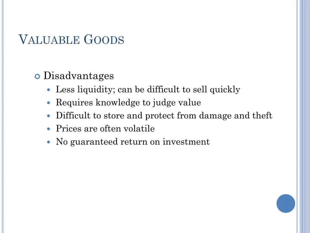 v aluable g oods 2