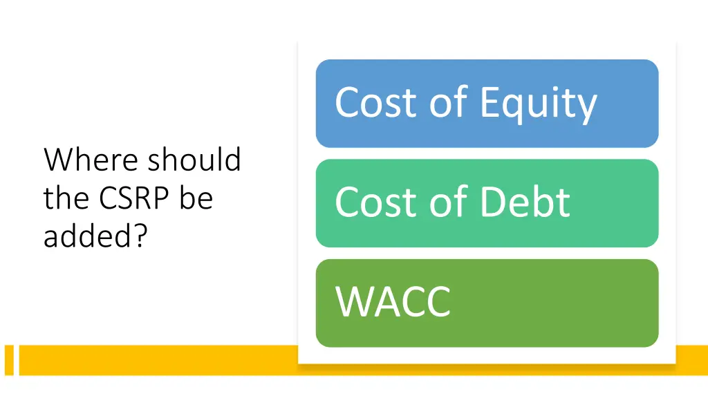 cost of equity
