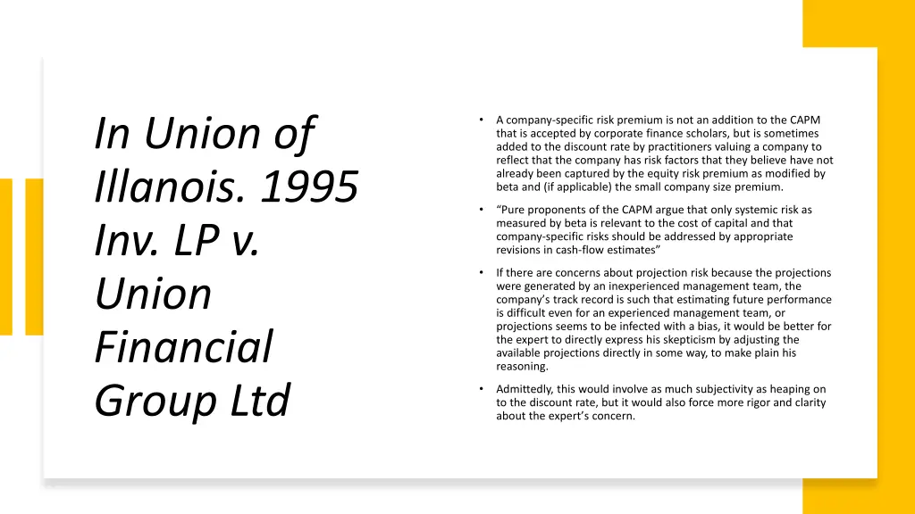 in union of illanois 1995 inv lp v union