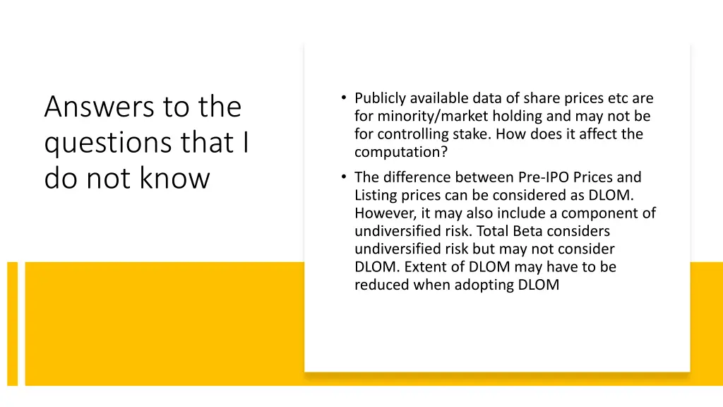 publicly available data of share prices