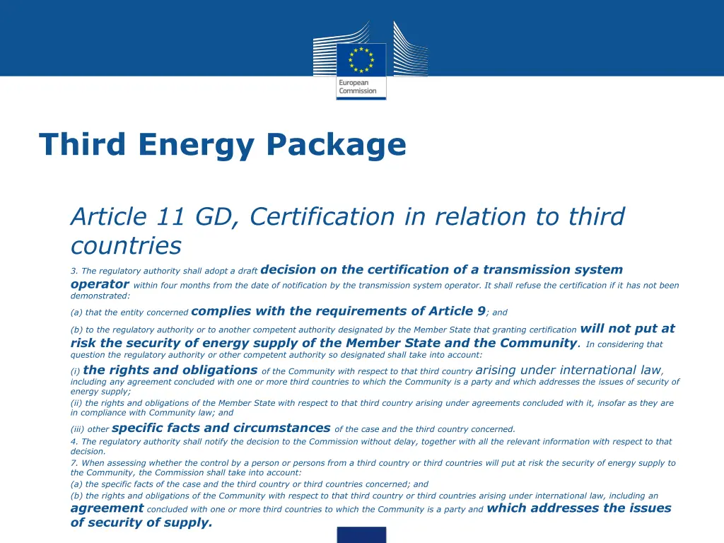 third energy package 2