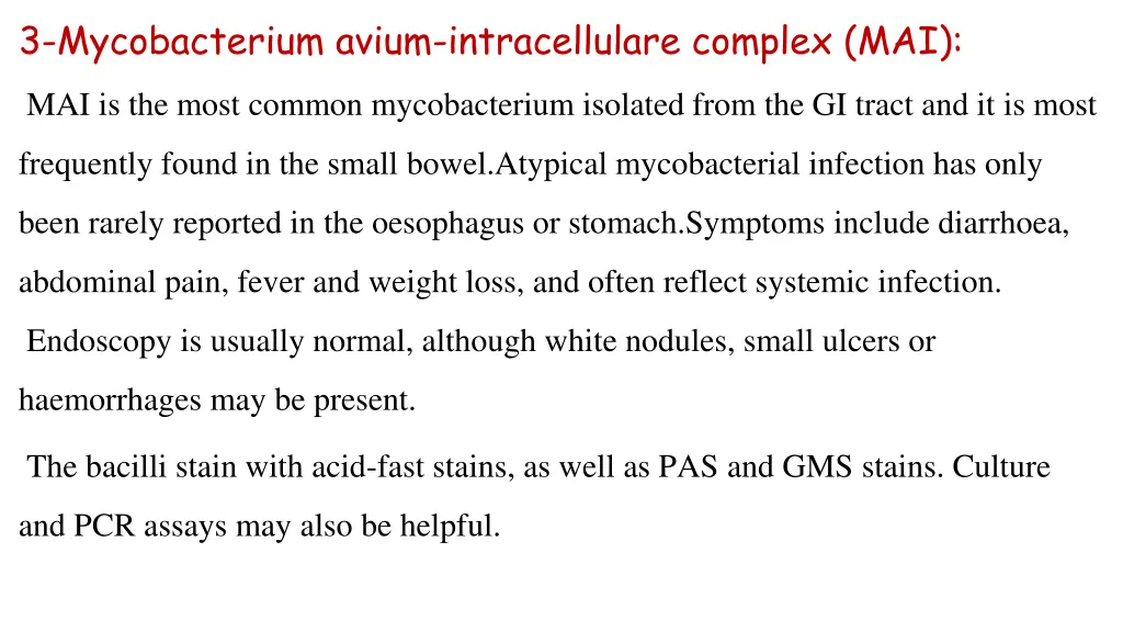 3 mycobacterium avium intracellulare complex mai