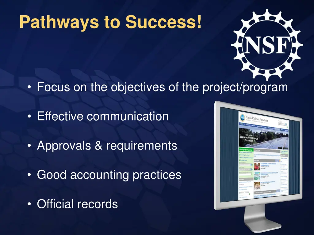 pathways to success