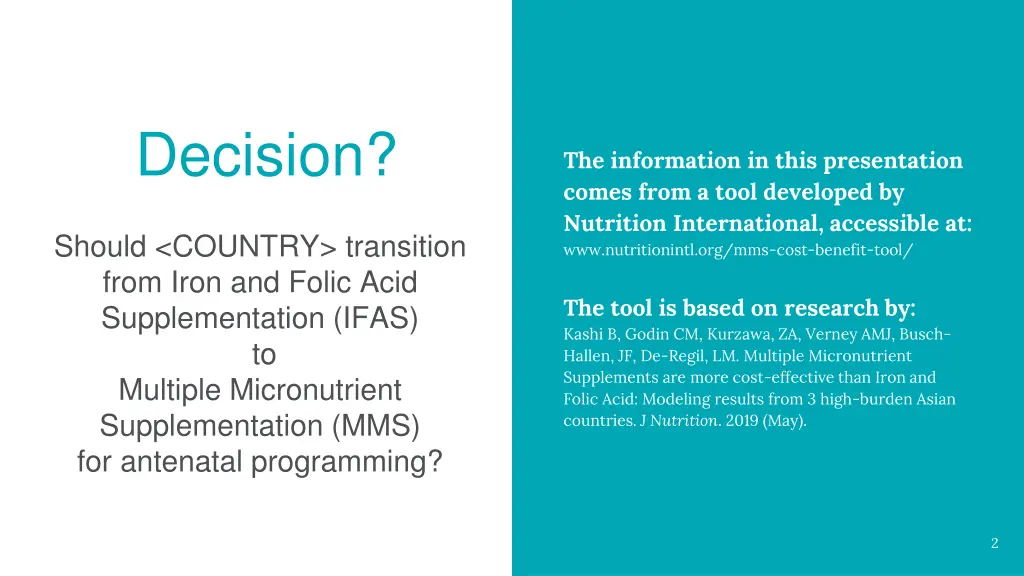 decision