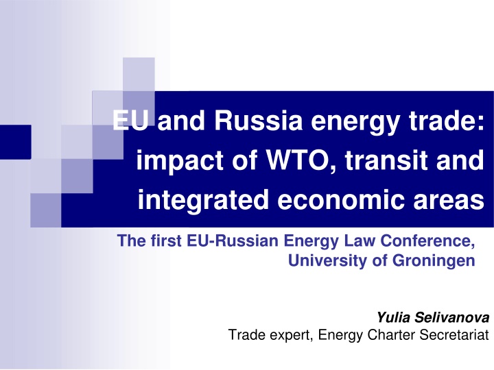 eu and russia energy trade impact of wto transit