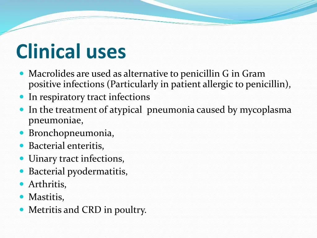 clinical uses