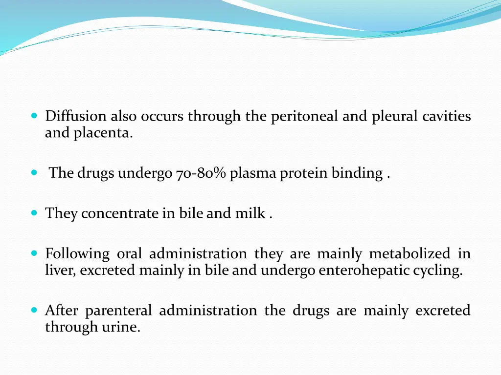 diffusion also occurs through the peritoneal