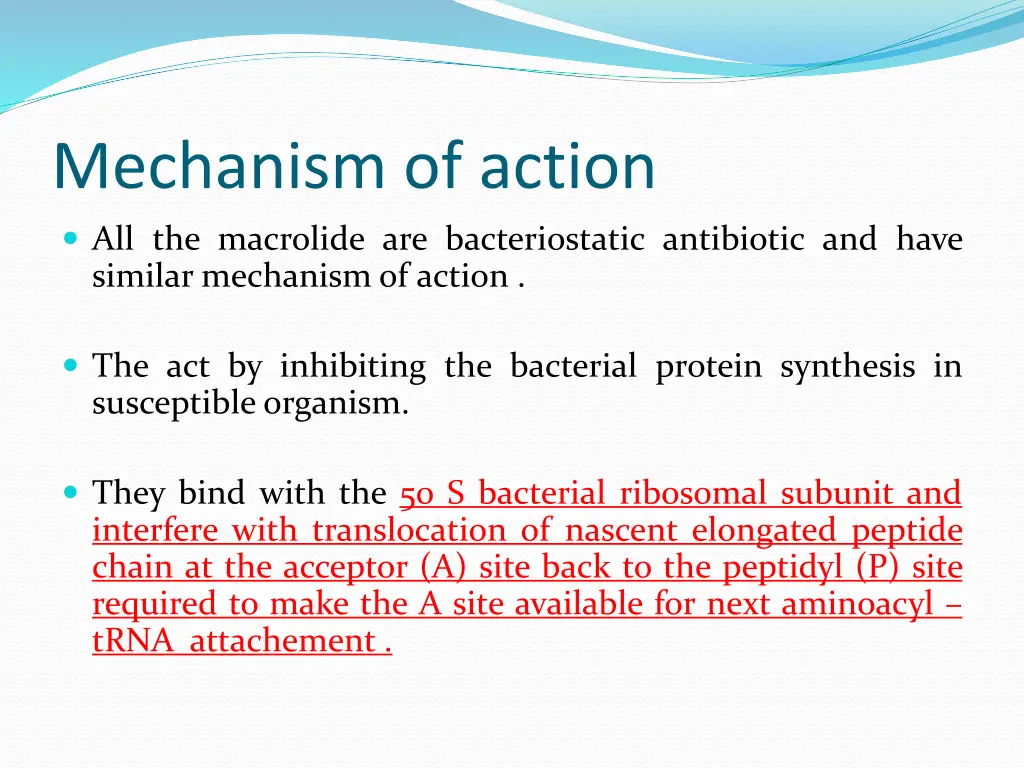 mechanism of action