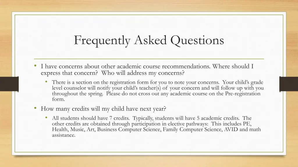 frequently asked questions 1