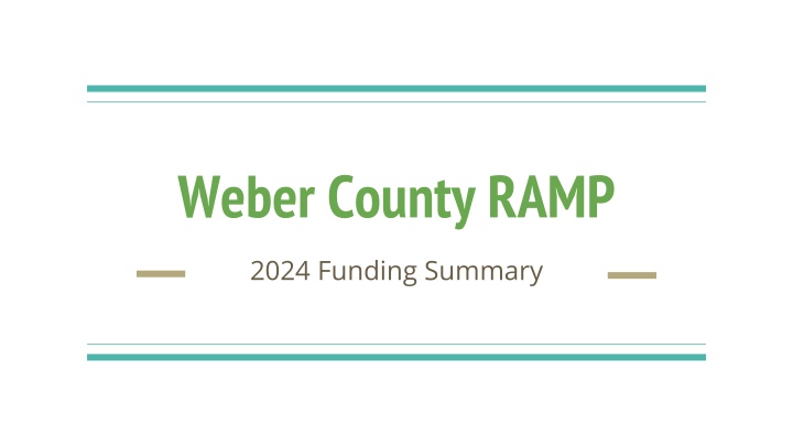 weber county ramp