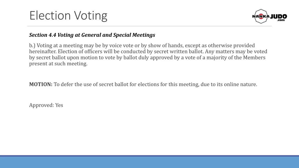 election voting