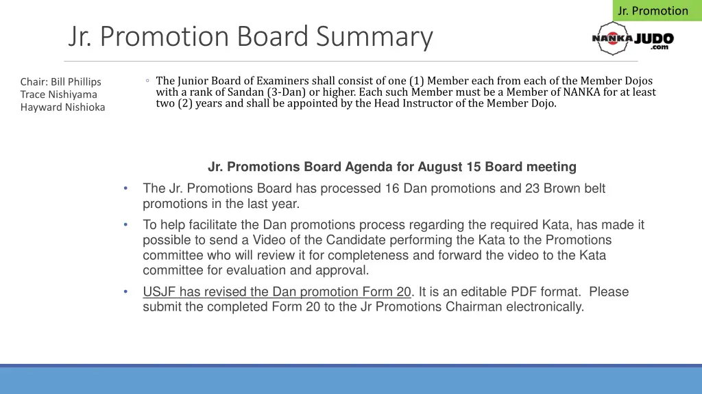 jr promotion