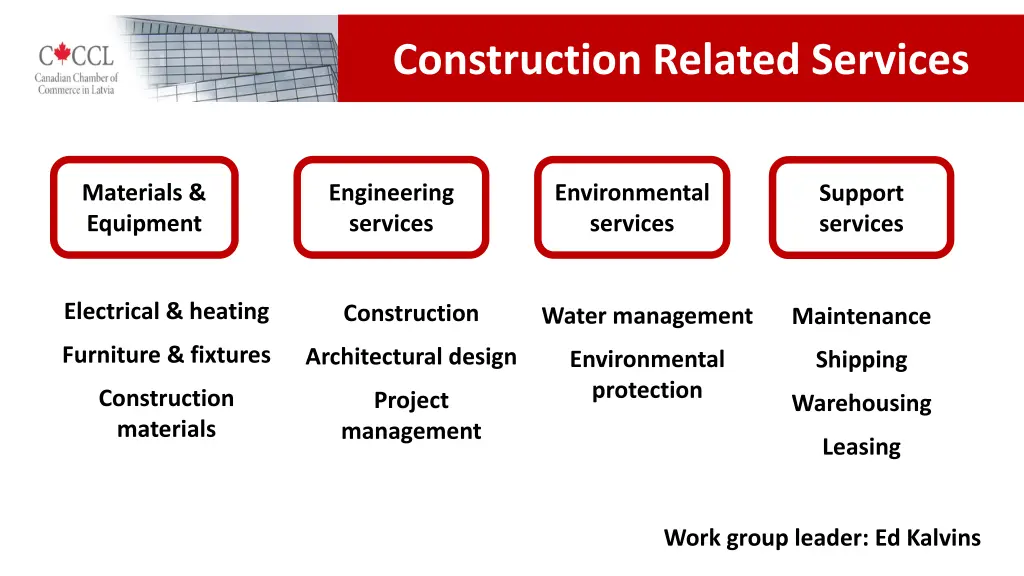 construction related services