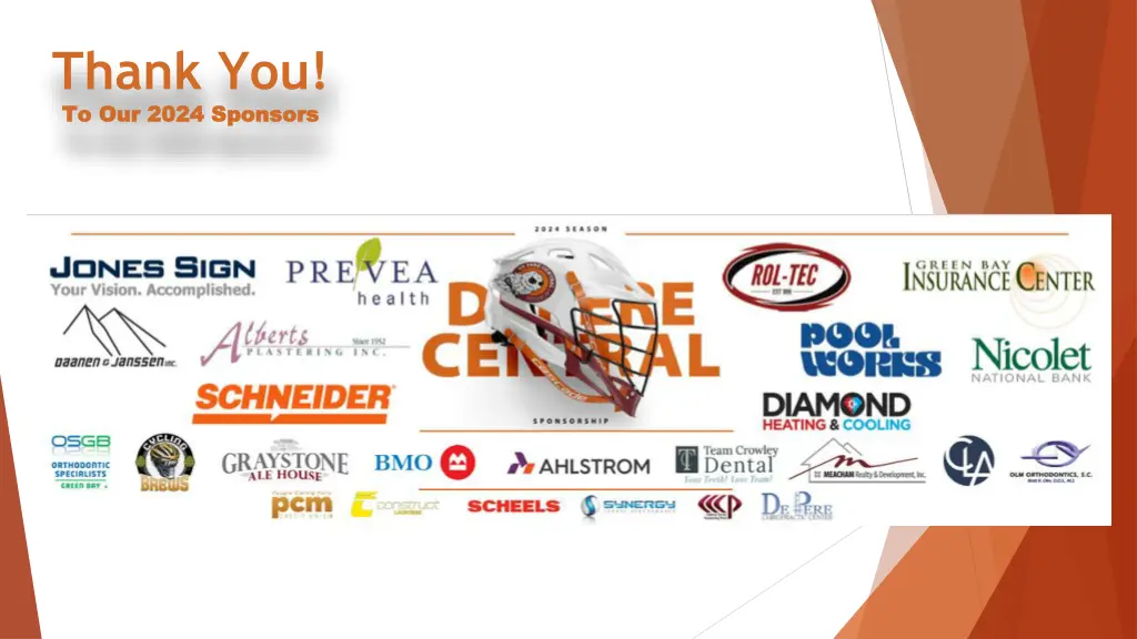 thank you to our 2024 sponsors to our 2024