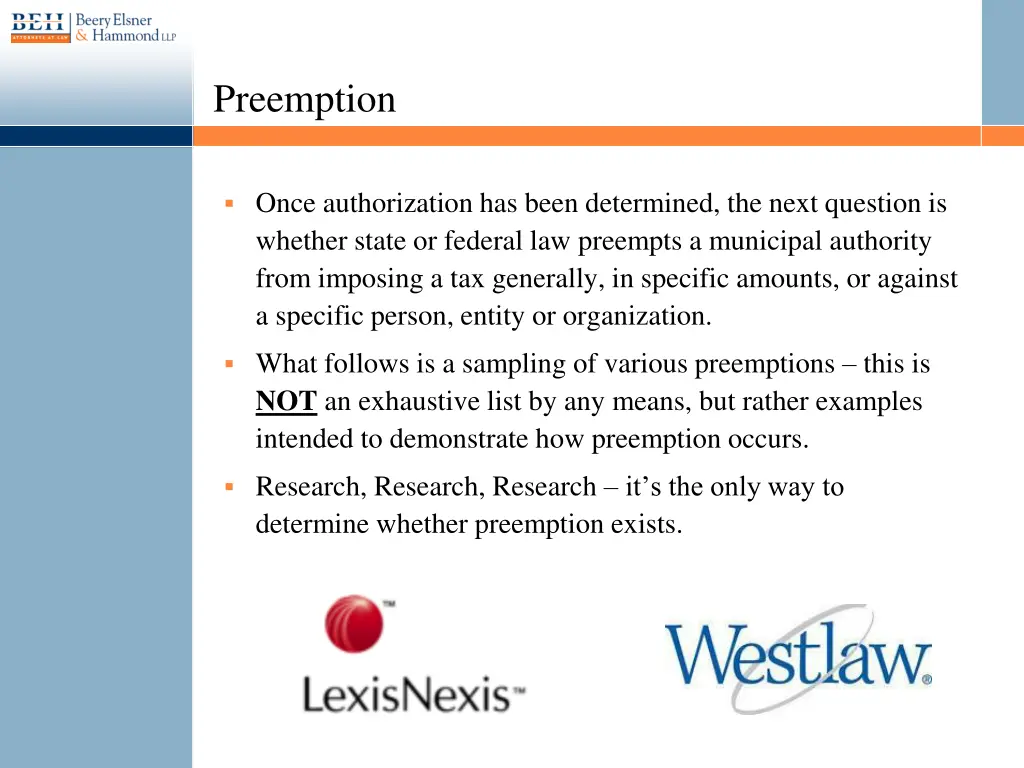 preemption 1