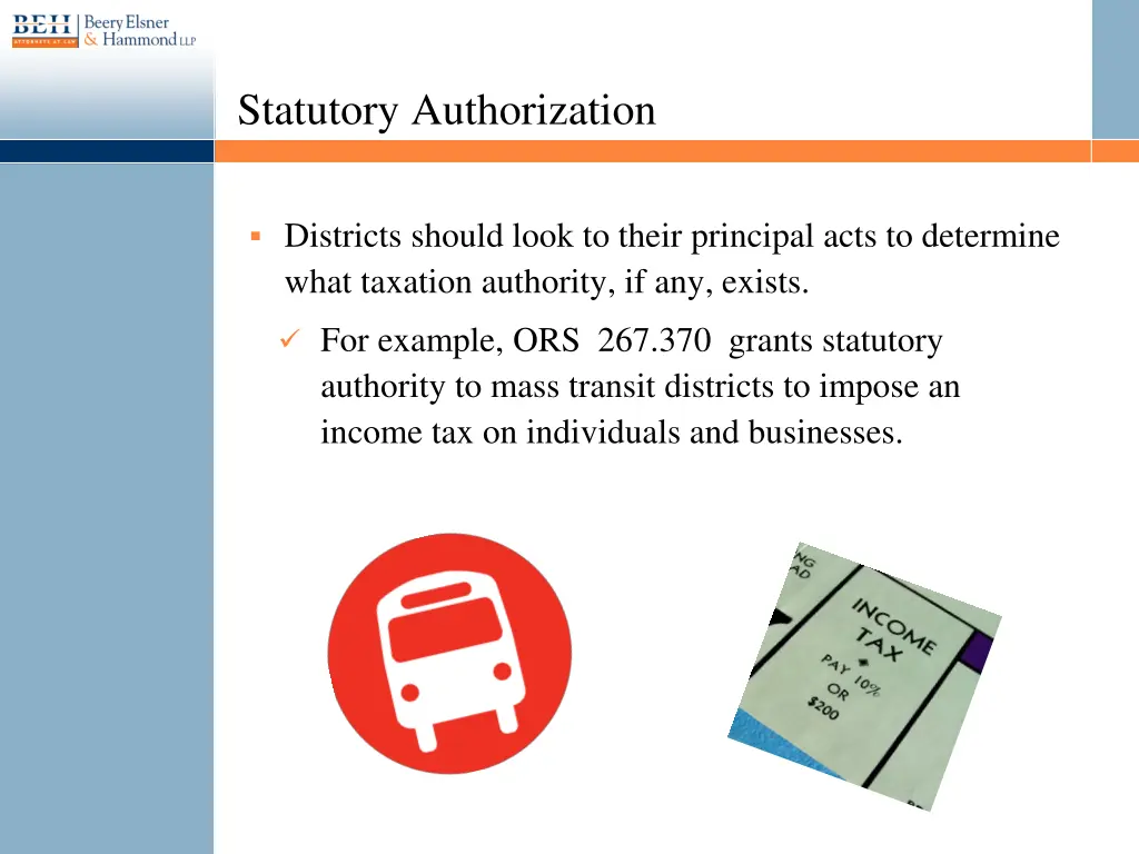 statutory authorization 1