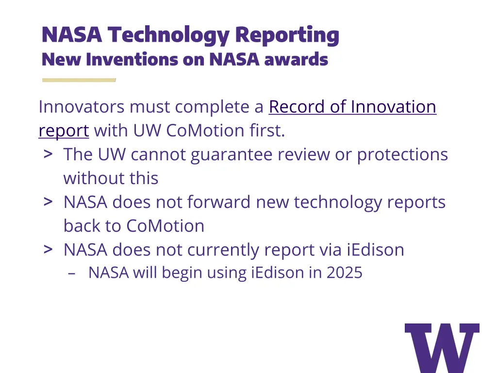 nasa technology reporting new inventions on nasa