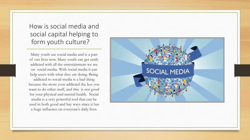 how is social media and social capital helping