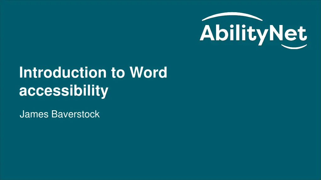 introduction to making word documents accessible 5