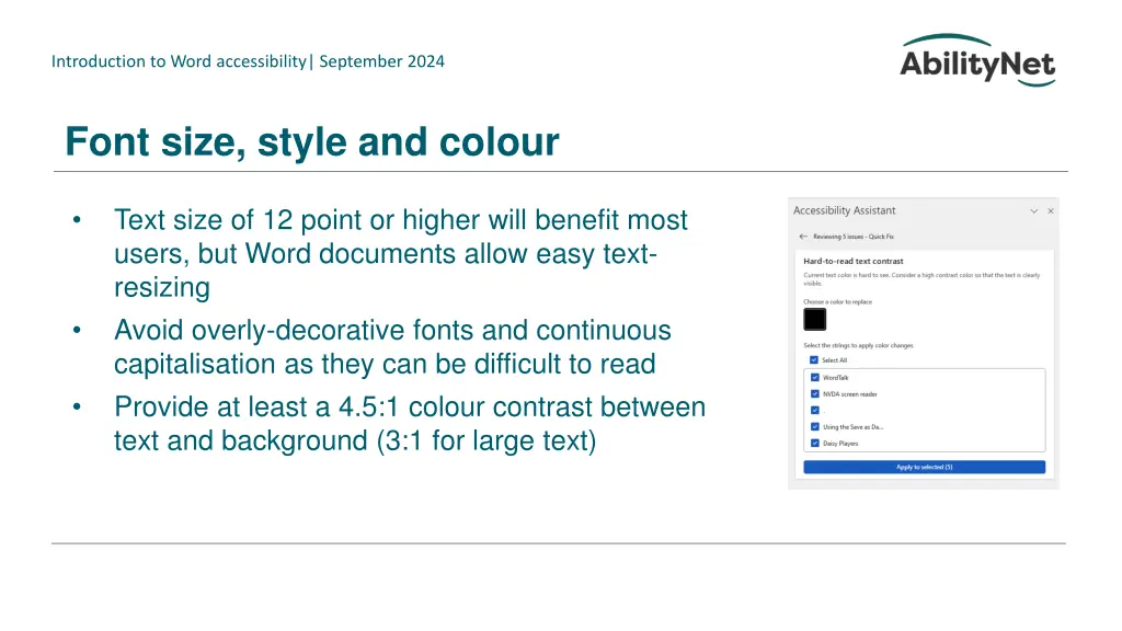 introduction to word accessibility september 2024 6