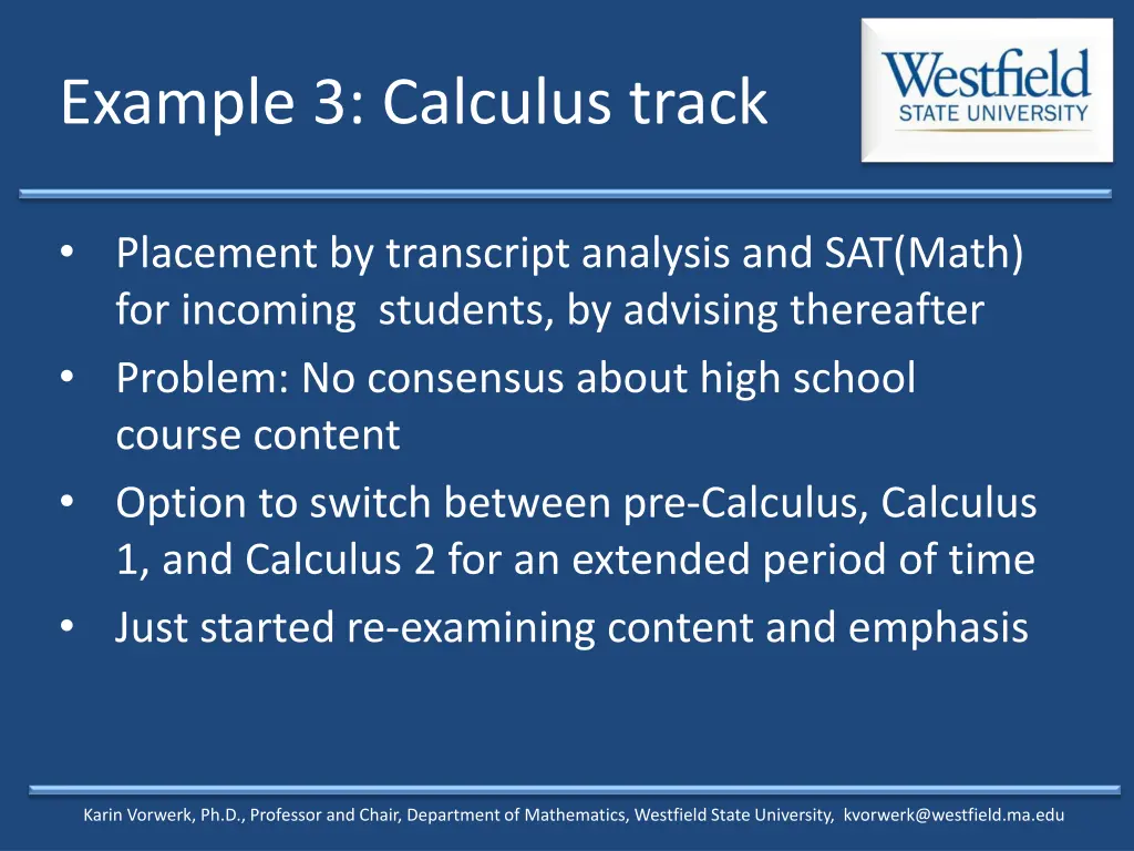 example 3 calculus track