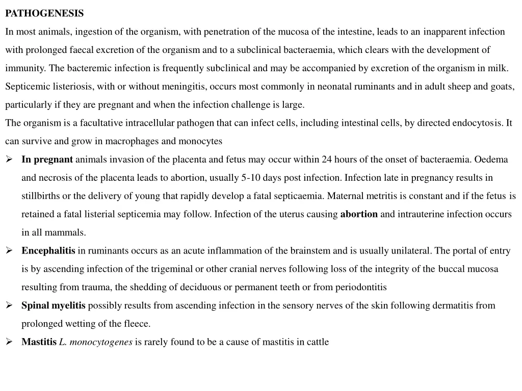 pathogenesis