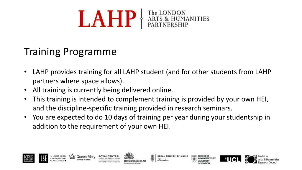 training programme